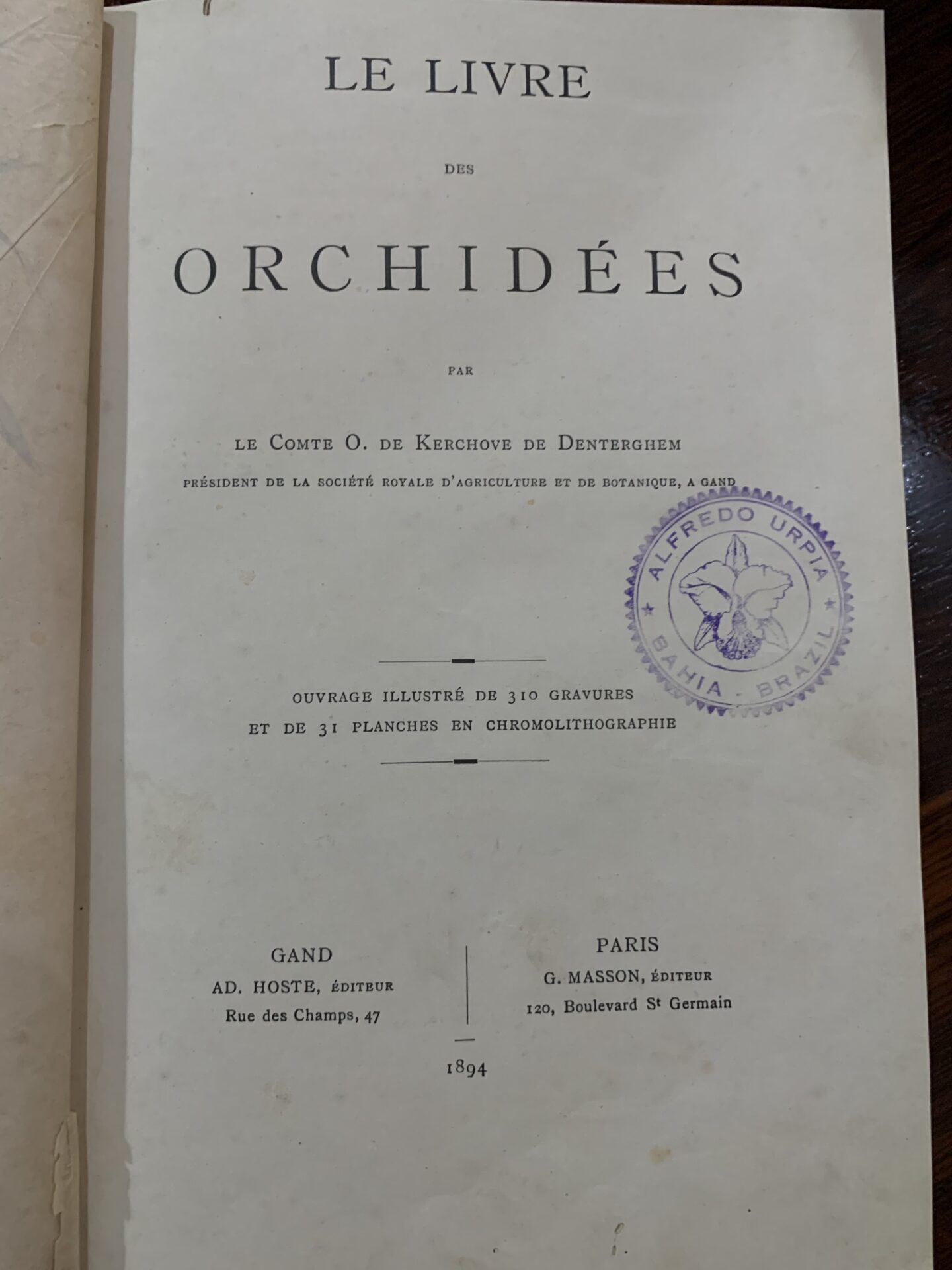 Le Livre des Orchidees - Multiclone